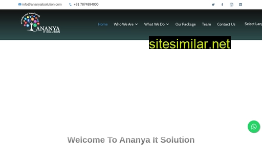 Ananyaitsolution similar sites