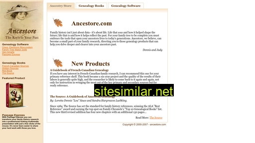 ancestore.com alternative sites
