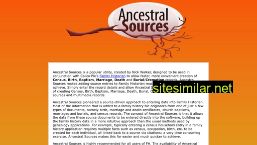ancestralsources.com alternative sites