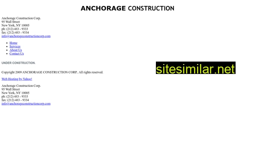 anchorageconstructioncorp.com alternative sites