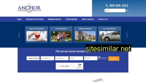 anchor-insurance.com alternative sites