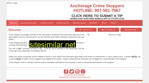 anchoragecrimestoppers.com alternative sites