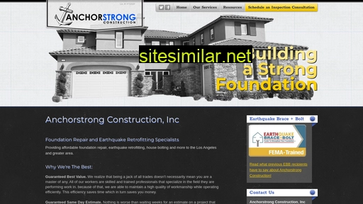 anchorstrongconstruction.com alternative sites