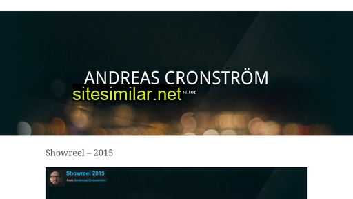 andreas-cronstrom.com alternative sites