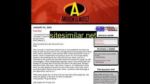 andrewolmsted.com alternative sites