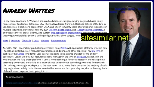 Andrewwatters similar sites