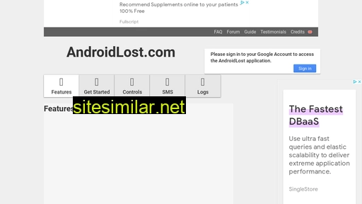 Androidlost similar sites