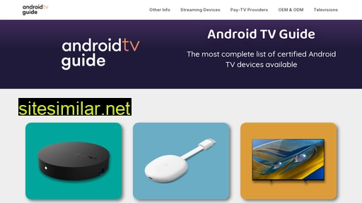 Androidtv-guide similar sites