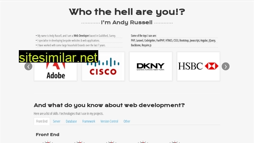 andy-russell.com alternative sites