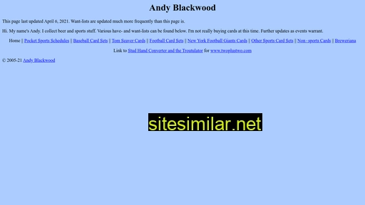 andyblackwood.com alternative sites