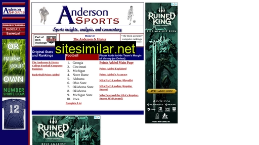 Andersonsports similar sites