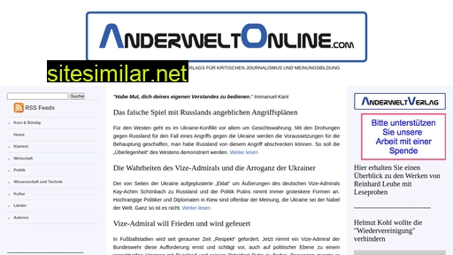 anderweltonline-de.anderweltonline.com alternative sites