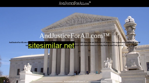 andjusticeforall.com alternative sites