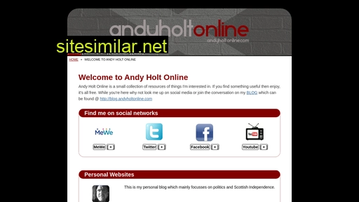 andyholtonline.com alternative sites