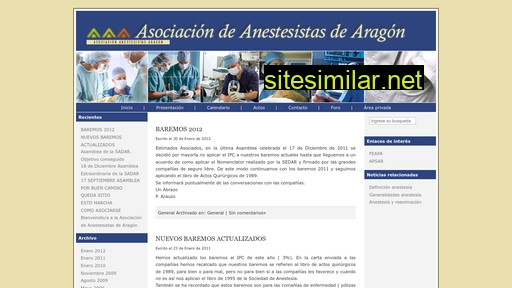 Anestesistasaragon similar sites