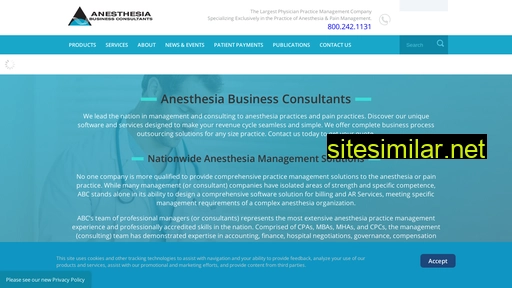 anesthesiallc.com alternative sites