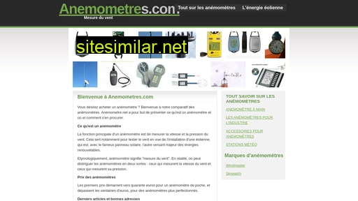 anemometres.com alternative sites