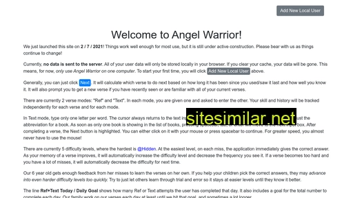 angel-warrior.com alternative sites