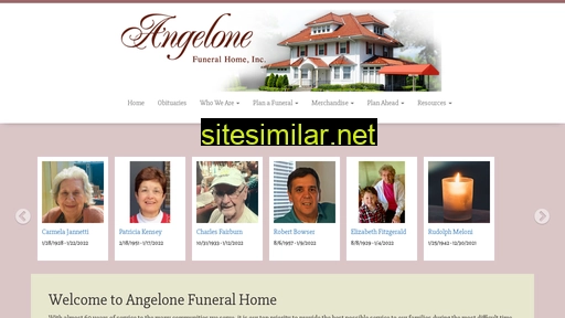 Angelonefuneralhome similar sites