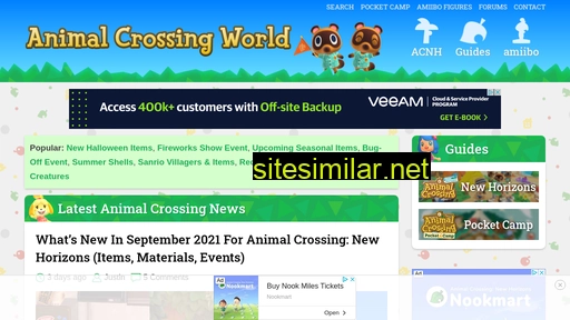 animalcrossingworld.com alternative sites