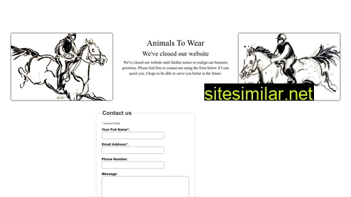 animalstowear.com alternative sites