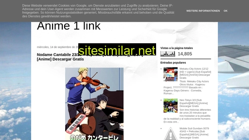 Anime1link similar sites