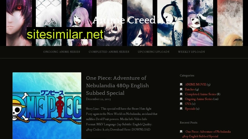 animecreed22.wordpress.com alternative sites