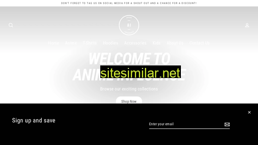 animeinfluence.com alternative sites