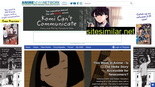 animenewsnetwork.com alternative sites