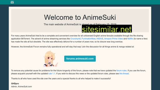 animesuki.com alternative sites