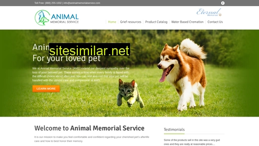 Animalmemorialservice similar sites