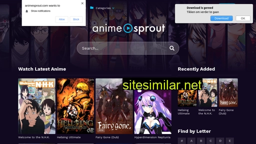 animesprout.com alternative sites