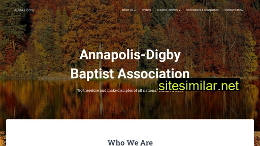 Annapolisdigbybaptist similar sites