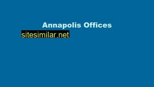 Annapolisoffices similar sites