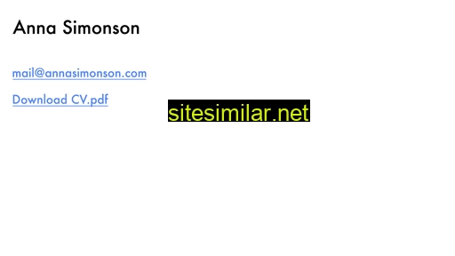 Annasimonson similar sites