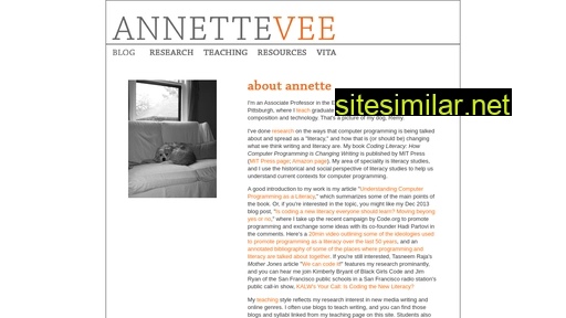Annettevee similar sites