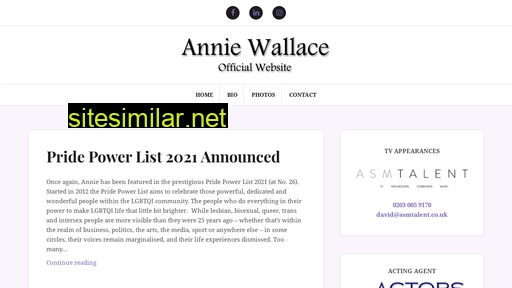 anniewallace.com alternative sites