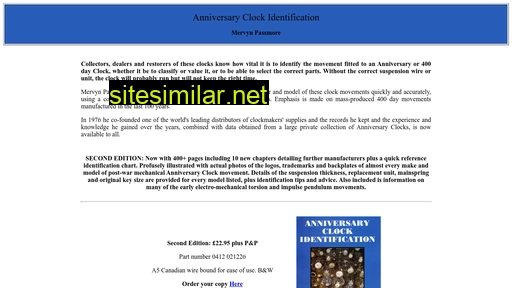 anniversaryclockidentification.com alternative sites