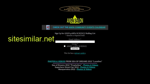 anonsalon.com alternative sites