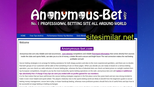 anonymous-bet.com alternative sites