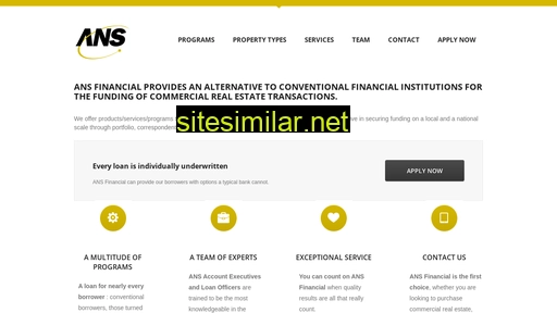 ansfinancial.com alternative sites