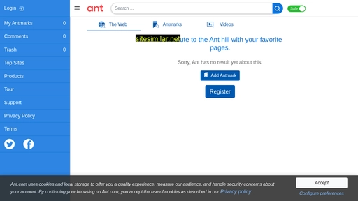 ant.com alternative sites