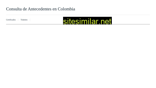 antecedentescolombia.com alternative sites