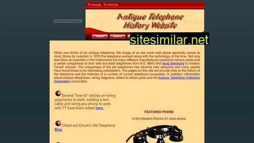 Antiquetelephonehistory similar sites