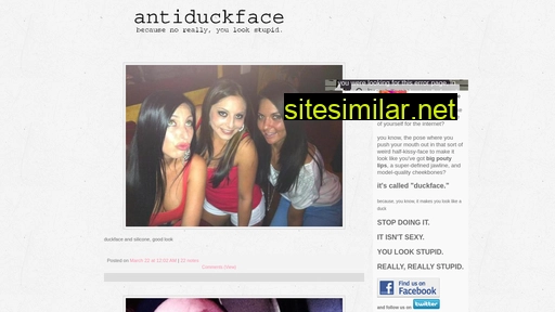 Antiduckface similar sites