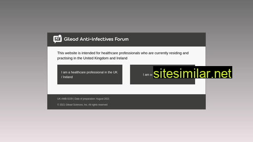 anti-infectives-gilead.com alternative sites