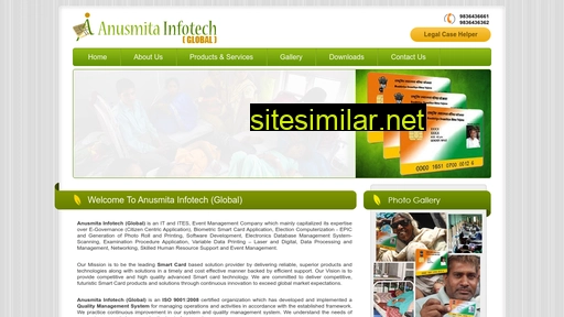 Anusmitainfotech similar sites