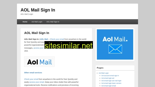Aol-mail-sign-in similar sites