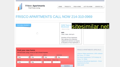apartmentsfrisco.com alternative sites