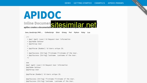 apidocjs.com alternative sites